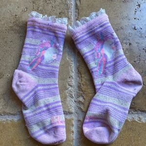 💵3 for $20✅Sketchers girls unicorn ruffle socks